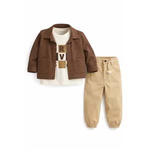 Karavan Baby 7740 Erkek 3lü Takım