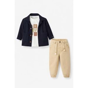 Karavan Baby 7740 Erkek 3lü Takım