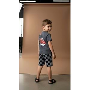 West Mcqueen Baskılı 2li Erkek Şortlu Takım