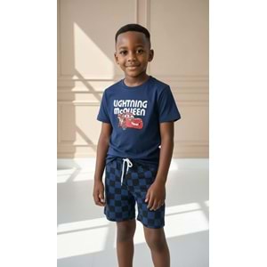 West Mcqueen Baskılı 2li Erkek Şortlu Takım