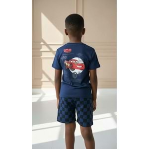 West Mcqueen Baskılı 2li Erkek Şortlu Takım