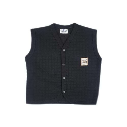 Luggi Baby LBK-06239 Kapitone Yelek 5-6 YAŞ SİYAH
