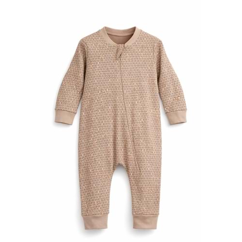 Luggi Baby LBK-02405 Desenli Fermuarlı Tulum