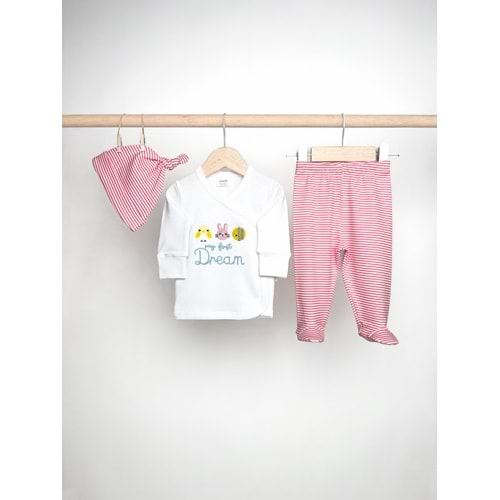 Minipolo Belen 3lü Kız Zıbın Seti