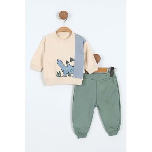 Vovido Dinozor Baskılı 2li Takım