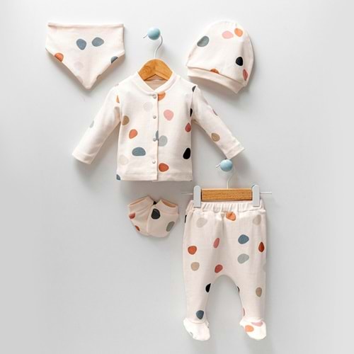 By Bubbles 5002 Puanlı 5li Set 0-3 Ay KEMİK