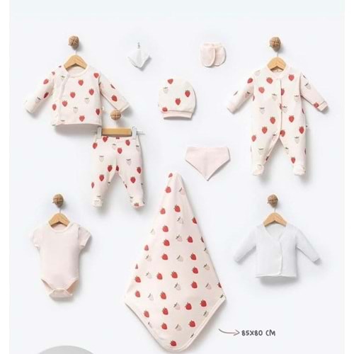 By Bubbles 4107 Çilek 10lu Hastane Çıkış Seti