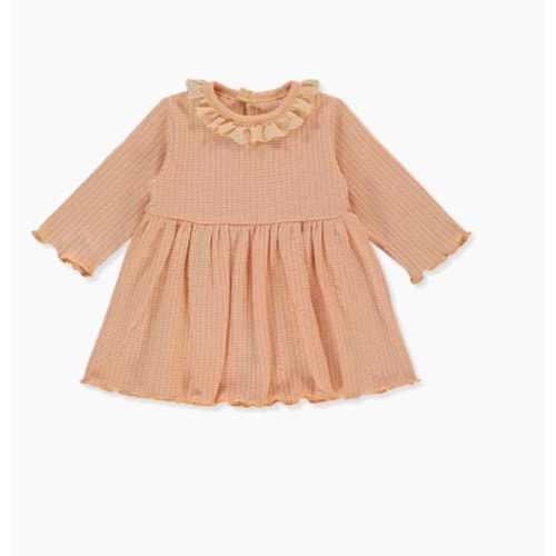 Bebetto K-4563 Kaşkorse Elbise 3-6 Ay ORANJ