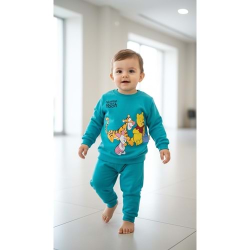 Bebellom 1188 Winnie The Pooh 2li Takım 5-6 Yaş TURKUAZ