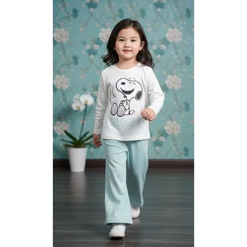 Çimpa SN-22474 Snoopy 2li Takım 4 Yaş EKRU