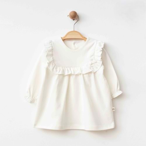 Eslenza Baby Esl-0097 Elbise 6 Ay BEYAZ