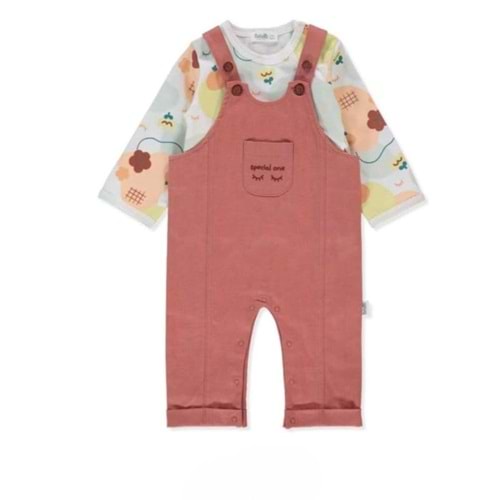 Bebetto K-4595 Dokuma Salopet 2li Takım
