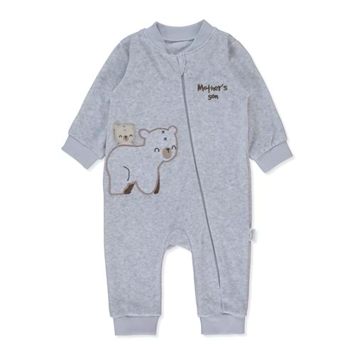 Bebetto T-3607 Kadife Patiksiz Tulum