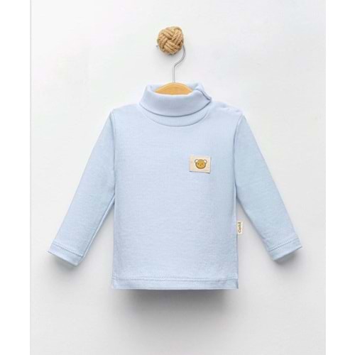 Colbi Baby 2086 Kaşkorse Tam Balıkçı Sweat 9-12 Ay Mavi