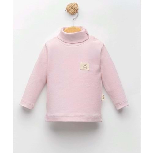 Colbi Baby 2086 Kaşkorse Tam Balıkçı Sweat 12-18 Ay Pembe