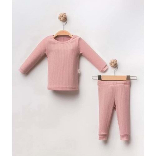 Colbi Baby 4056 Modal 2'li Takım 12-18 Ay Gül Kurusu