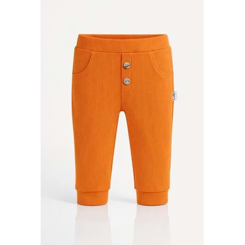 Colbi Baby 2061 Modal Cepli Düğmeli Pantolon 3-6 Ay Turuncu