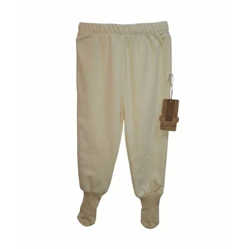 Colbi Baby 1007 Çoraplı Tek Alt 9-12 Ay Ekru