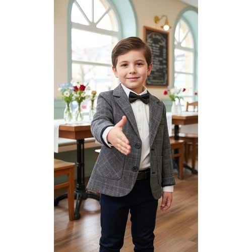 Weeny Kids 1625 3lü Erkek Takım 6 Yaş LACİVERT