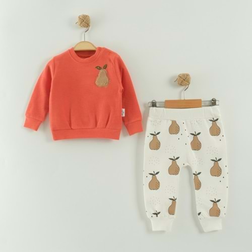 Zeo Kids 2228 Armutlu 2li Takım 18 Ay KİREMİT