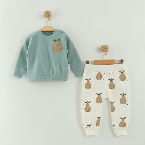 Zeo Kids 2228 Armutlu 2li Takım 18 Ay MAVİ