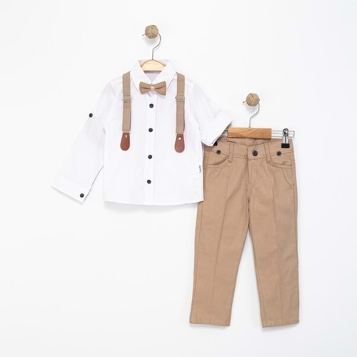 Lorio Kids 728 Desensiz Salopetli Takım