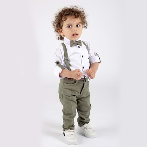 Lorio Kids 728 Desensiz Salopetli Takım