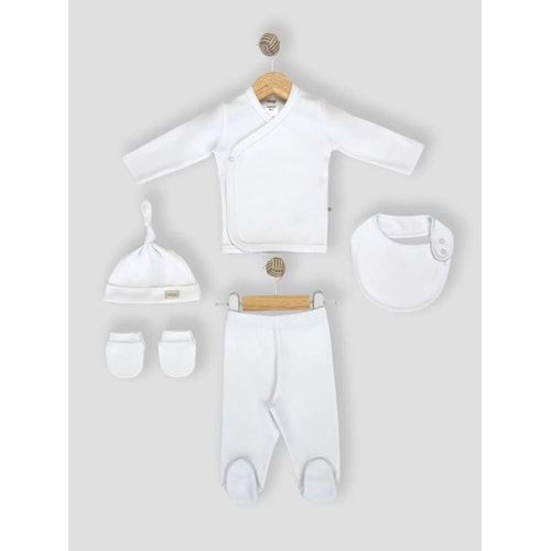 Sezgi Baby 5li Hastane Çıkışı YENİDOĞAN BEYAZ