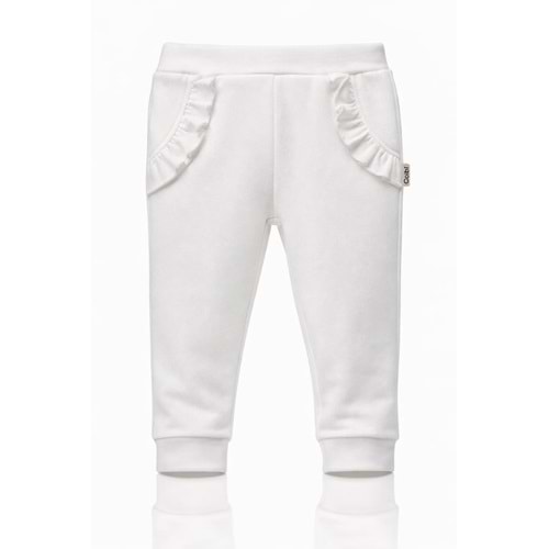 Colbi Baby 1058 Cebi Fırfırlı Pantolon 18-24 Ay Beyaz
