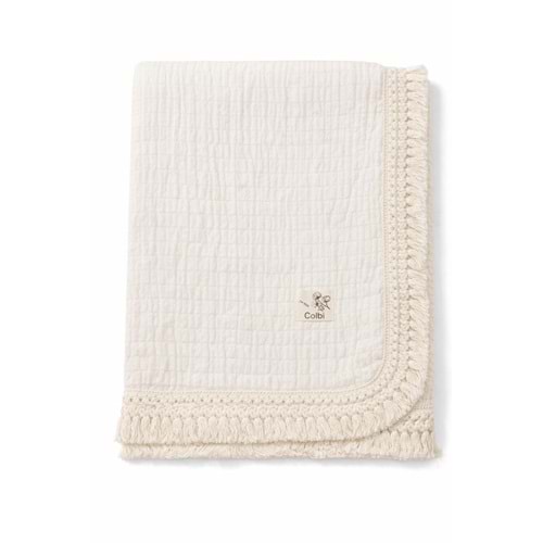 Colbi Baby 5116 Duster Battaniye 90x90 Ekru