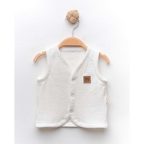 Colbi Baby 1050 Jakarlı Deri Armalı Yelek