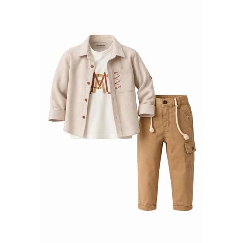 Karavan Baby 7738 Erkek 3lü Takım