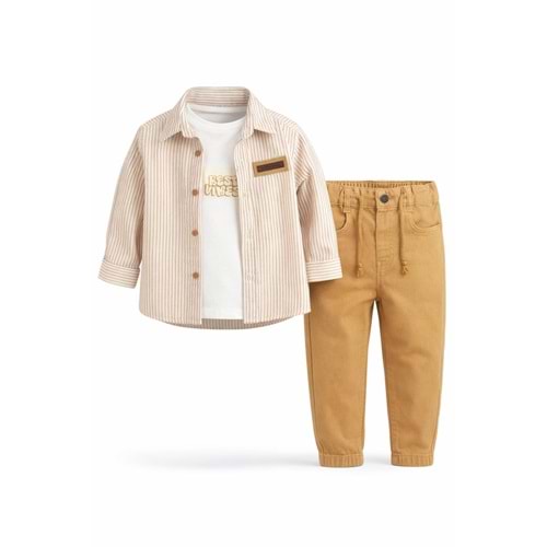 Karavan Baby 7749 Erkek 3lü Takım