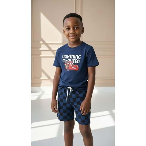 West Mcqueen Baskılı 2li Erkek Şortlu Takım