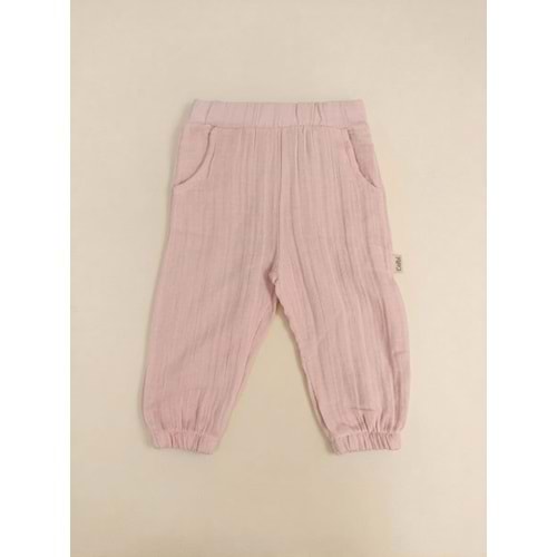 Colbi Baby 5146 Müslin Tek Pantolon 12-18 AY PEMBE