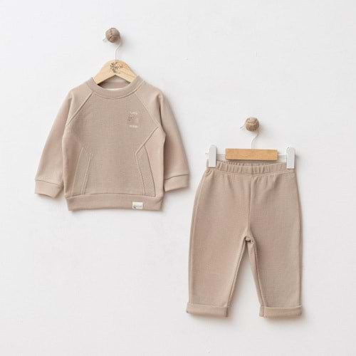 DbMoon 1067 Dad Bear 2li Takım 18-24 AY KAHVE