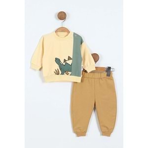 Vovido Dinozor Baskılı 2li Takım