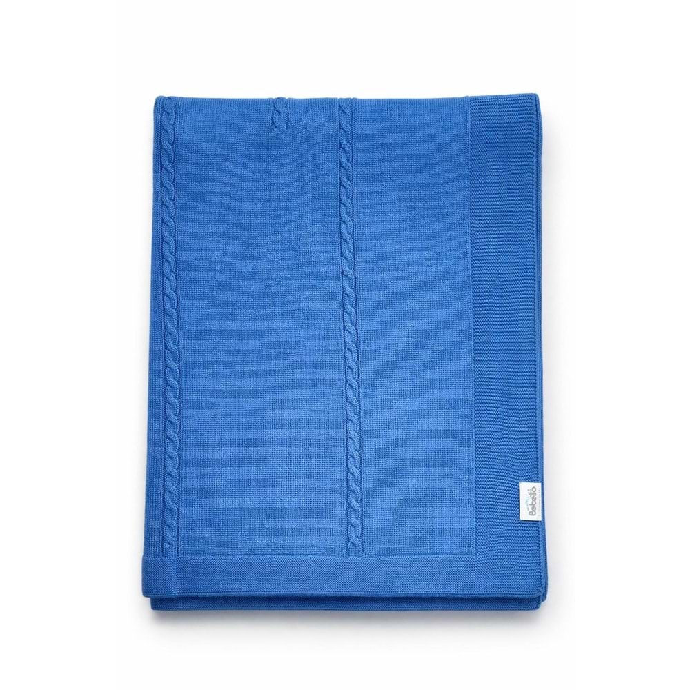 Bebetto TR-347 Triko Battaniye 95x95 LACİVERT