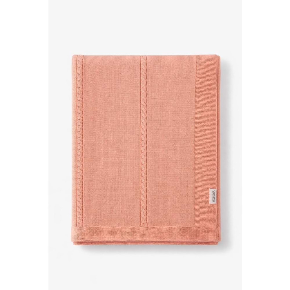 Bebetto TR-347 Triko Battaniye 95x95 PEMBE
