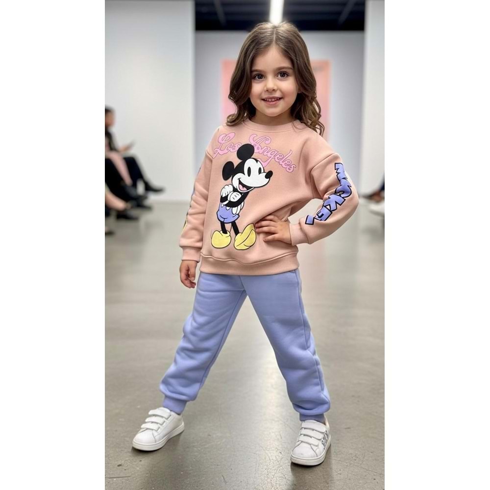 Limones 4026 Los Angeles Mickey 3 İp 2li Takım 4 Yaş LİLA