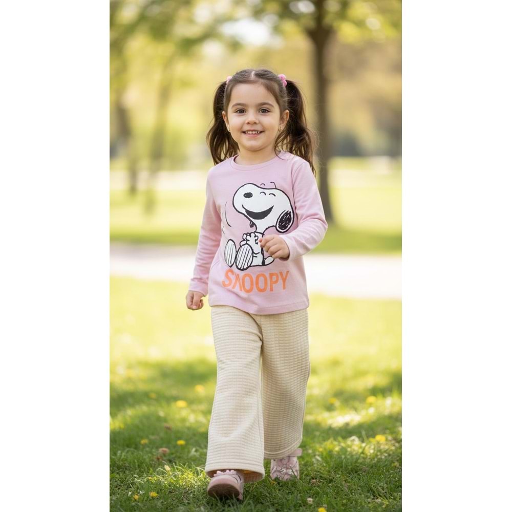 Çimpa SN-22354 Snoopy 2li Takım 4 Yaş PEMBE