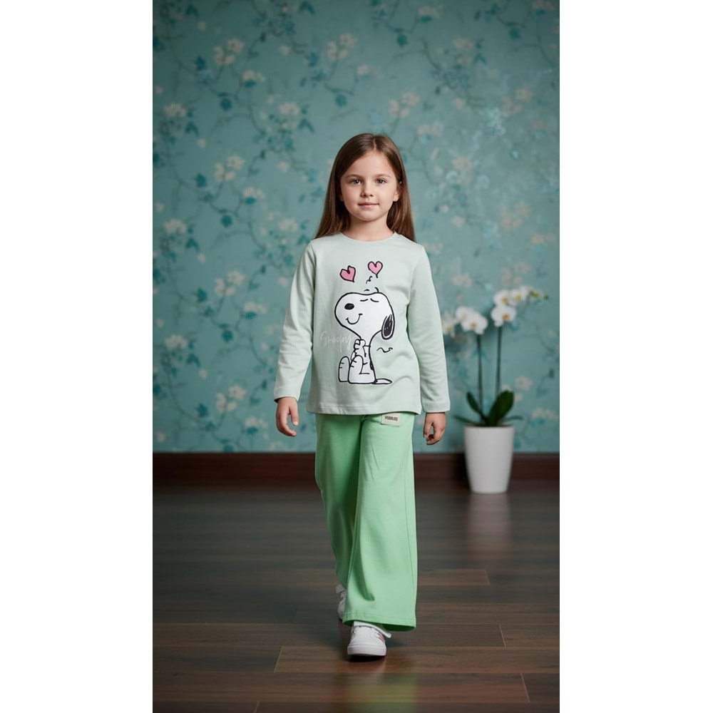 Çimpa SN-22448 Snoopy 2li Takım 6 Yaş GRİ