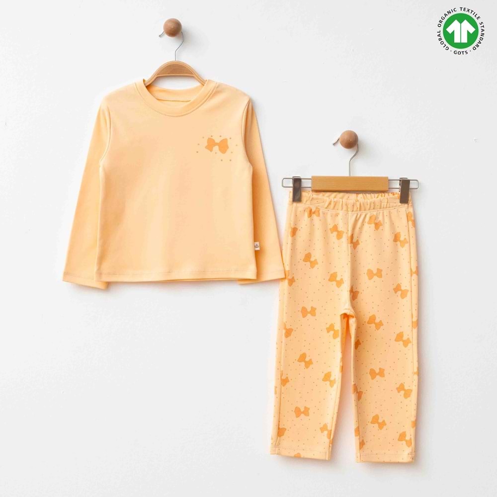 Eslenza Baby Esl-2095 2'li Pijama Takımı 6 Yaş Bej