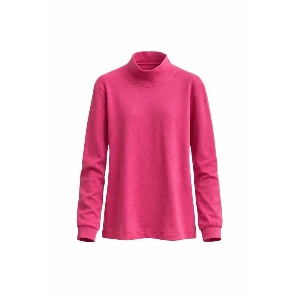 Şeygi Uzun Kol Yarım Balıkçı Yaka Badi 6 Yaş K.PEMBE