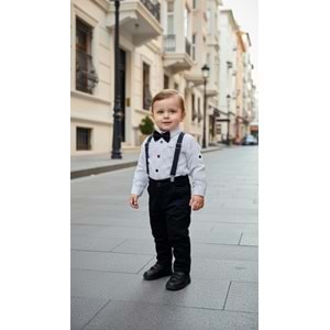 Comfort Baby 872 Desenli Salopetli Takım