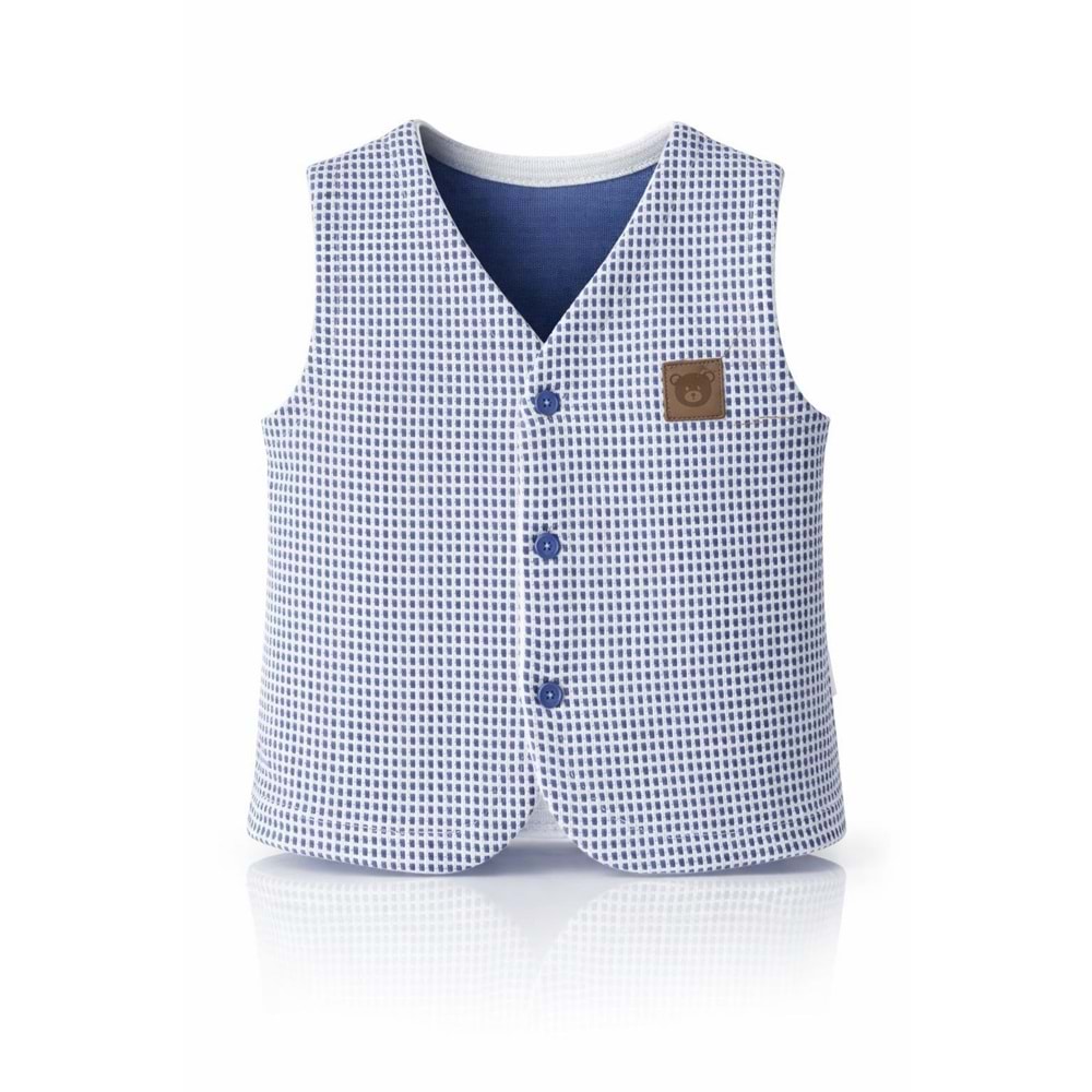 Colbi Baby 1061 Pötikareli İnterlok Yelek